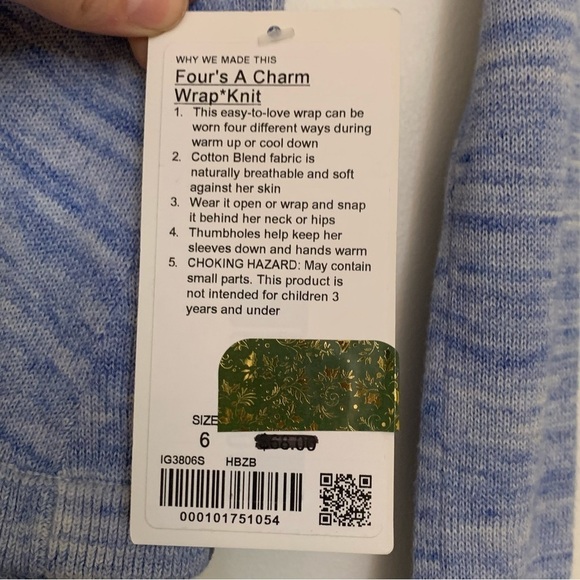 Ivivva Four’s A Charm Knit Cardigan Wrap - Picture 3 of 7